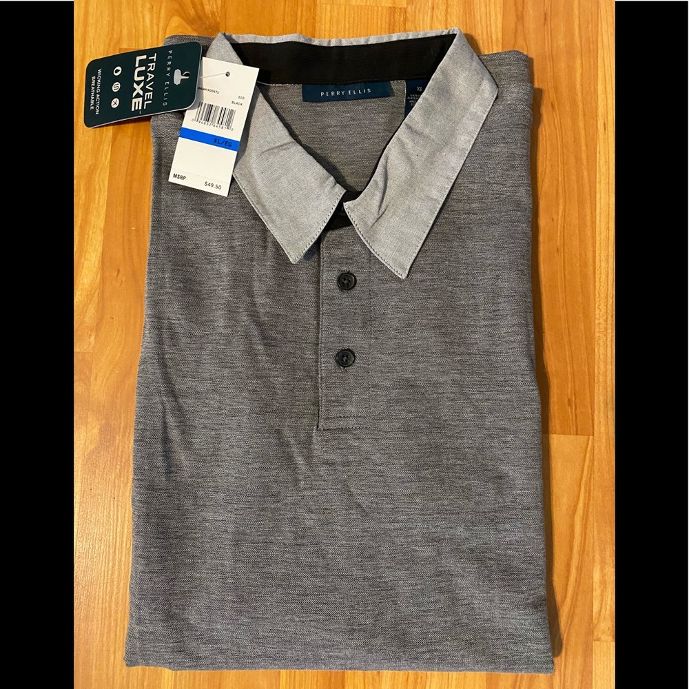 Perry Ellis Travell Luxe Polo Shirt